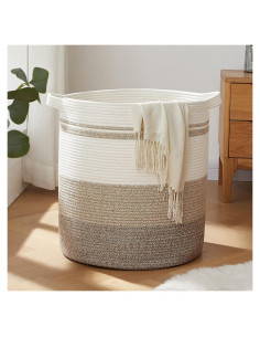 Cesta de Ropa Sucia OIAHOMY 80L Amarillo Gradiente 50.8x45.7cm