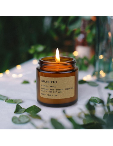 Set de 6 Velas Aromáticas de Soja Natural - Cera de Soja - Regalos
