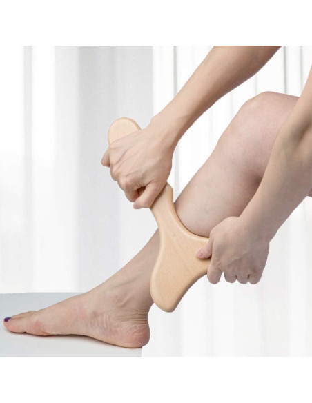 Herramienta de Gua Sha de Madera Allshow 30.48x15.24cm Herramienta de Gua Sha de Madera Allshow 30.48x15.24cm