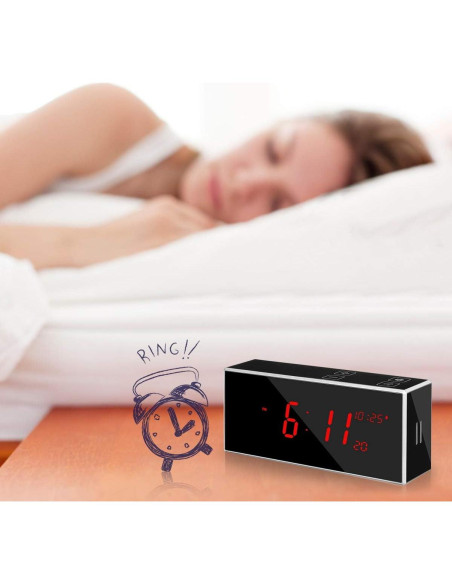 Cámara de Seguridad Interior Kelucimy H1 1080P Wi-Fi con Visión Nocturna Cámara de Seguridad Interior Kelucimy H1 1080P Wi-Fi con Visión Nocturna