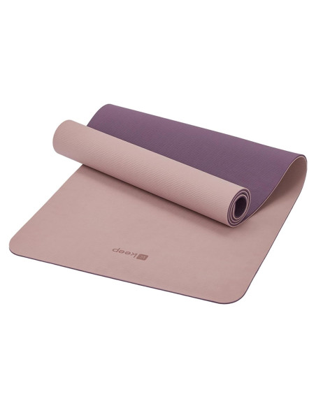 Mata de Yoga Antideslizante KEEP 183x61cm TPE 7mm Rosa Mata de Yoga Antideslizante KEEP 183x61cm TPE 7mm Rosa