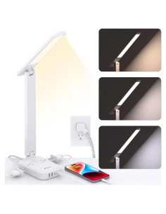 Regleta de Enchufes con Lámpara LED MIFASOPOWER 30W 4 USB