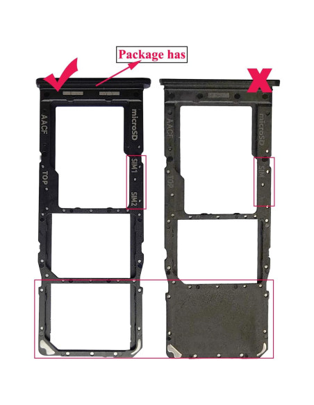 Bandeja de Tarjeta Dual SIM Ubrokeifixit para Galaxy A13 5G Bandeja de Tarjeta Dual SIM Ubrokeifixit para Galaxy A13 5G