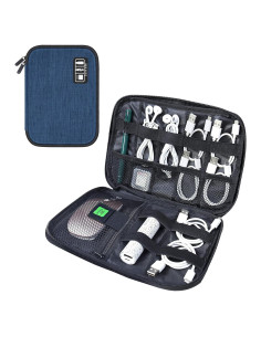 Organizador Electrónico Luxtude Funda de Viaje Pequeña Azul