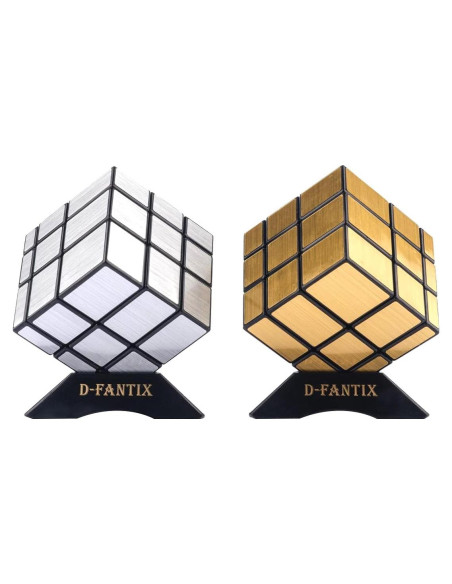 Cubo Espejo 3x3 D-FantiX Shengshou - 2 Paquete Dorado/Plateado Cubo Espejo 3x3 D-FantiX Shengshou - 2 Paquete Dorado/Plateado