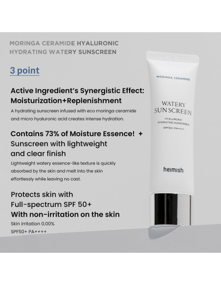 Protector Solar Hidratante HEIMISH Moringa SPF 50 50ml Protector Solar Hidratante HEIMISH Moringa SPF 50 50ml