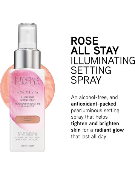 Spray Fijador Iluminador Physicians Formula 131g Libre de Aceite Spray Fijador Iluminador Physicians Formula 131g Libre de Aceite
