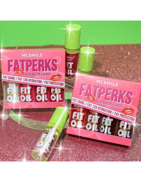 Aceite de Labios Hidratante MLS9 Set A - 4 Colores Brillantes Aceite de Labios Hidratante MLS9 Set A - 4 Colores Brillantes