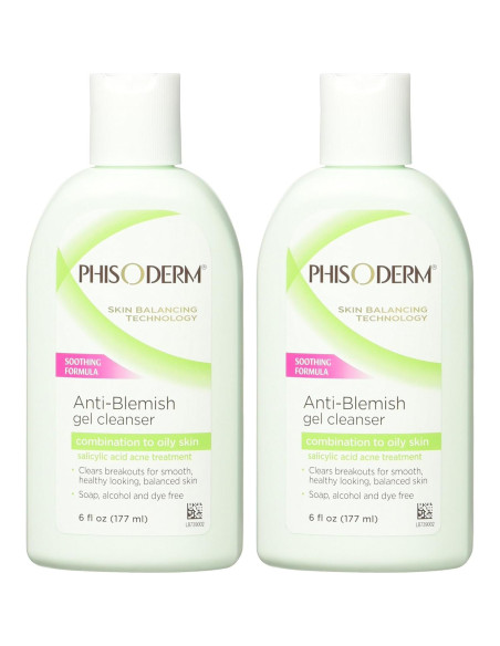 Gel Limpiador Anti-Manchas Phisoderm 170 ml (Paquete de 2) Gel Limpiador Anti-Manchas Phisoderm 170 ml (Paquete de 2)