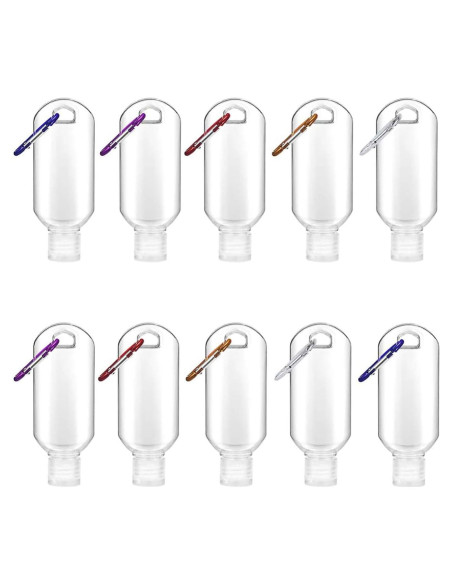 Botellas de Viaje Reutilizables LWKuh-GFS 50ml 10 Pcs Botellas de Viaje Reutilizables LWKuh-GFS 50ml 10 Pcs