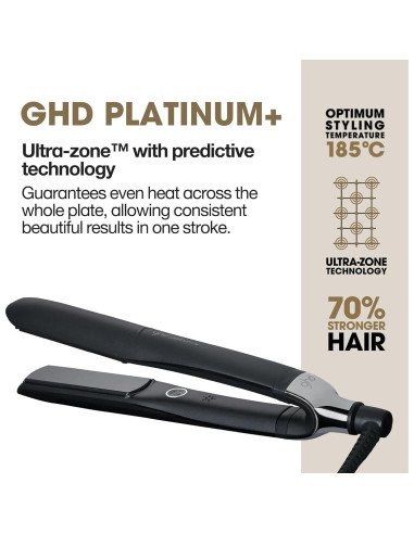 Plancha de Pelo ghd Platinum+ 1" (2.54 cm) Profesional Cerámica