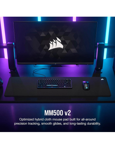 Corsair MM500 v2 Alfombrilla de Ratón Extendida 93x30cm