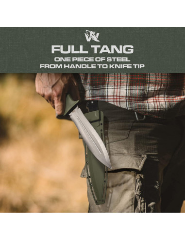 Cuchillo de Caza Odenwolf W-SowCatcher 9" Doble Filo TPE