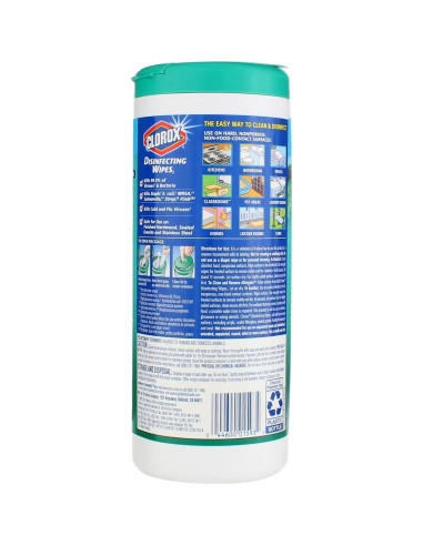 Toallitas Húmedas Desinfectantes Clorox Aroma Fresco 35 Unidades