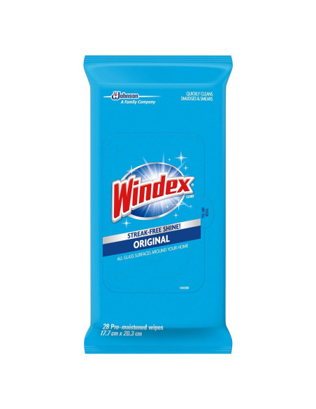 Toallitas de limpieza Windex para vidrio y superficies - 168 unidades Toallitas de limpieza Windex para vidrio y superficies - 168 unidades