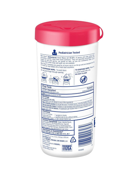 Toallitas Antibacteriales Wet Ones Aroma Fresco 40 unidades Toallitas Antibacteriales Wet Ones Aroma Fresco 40 unidades