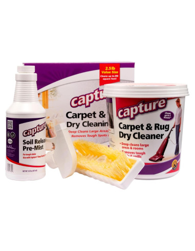 Kit de Limpieza Capture 250 - Limpiador Seco para Alfombras
