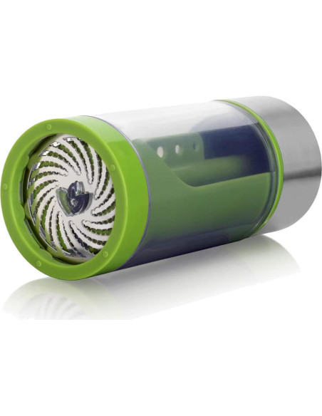 Molino de Hierbas Microplane 2 en 1 Acero Inoxidable 170g Molino de Hierbas Microplane 2 en 1 Acero Inoxidable 170g