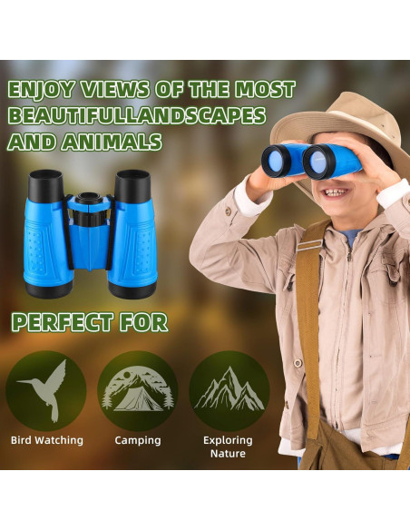 Conjunto de Binoculares Compactos Wettarn 24 Piezas para Niños Conjunto de Binoculares Compactos Wettarn 24 Piezas para Niños
