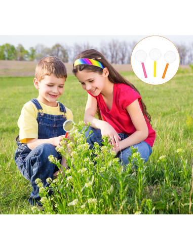 Lupa Colorida para Niños IRCHLYN - Paquete de 48 Piezas