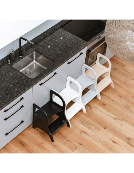 Taburete Ajustable MIIMO Ette Tete para Niños - Madera Taburete Ajustable MIIMO Ette Tete para Niños - Madera