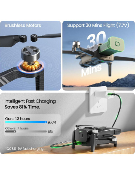 Dron GPS Holy Stone HS900 con cámara 4K y 2 baterías Dron GPS Holy Stone HS900 con cámara 4K y 2 baterías