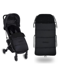 Saco de Bunting Universal para Cochecito de Bebé - Negro