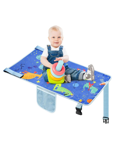 Cama de avión portátil para niños CozyBonder - Azul 75x45 cm Cama de avión portátil para niños CozyBonder - Azul 75x45 cm