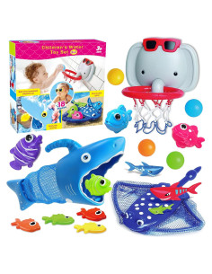 Set de Juguetes de Baño 18 Piezas Corper Toys 3 en 1