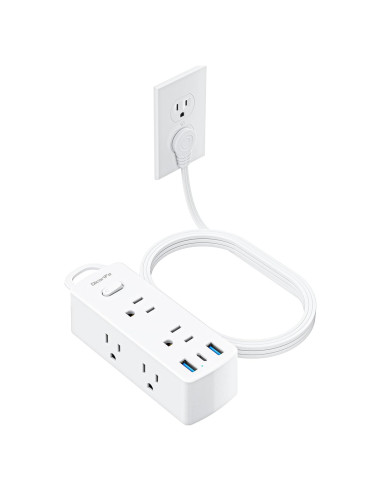 Regleta de Sobretensión Olcorife 1.5m 6 Salidas 3 USB-C
