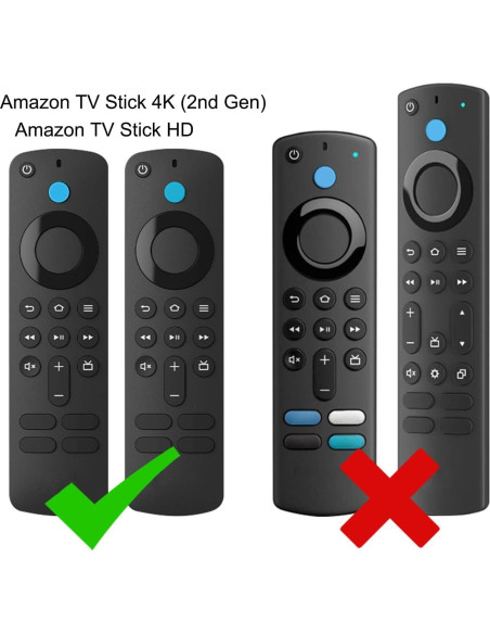 Funda de Silicona LEFXMOPHY para TV Stick 4K HD 2024 Azul Funda de Silicona LEFXMOPHY para TV Stick 4K HD 2024 Azul