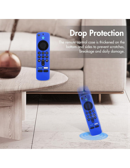 Funda de Silicona LEFXMOPHY para TV Stick 4K HD 2024 Azul Funda de Silicona LEFXMOPHY para TV Stick 4K HD 2024 Azul