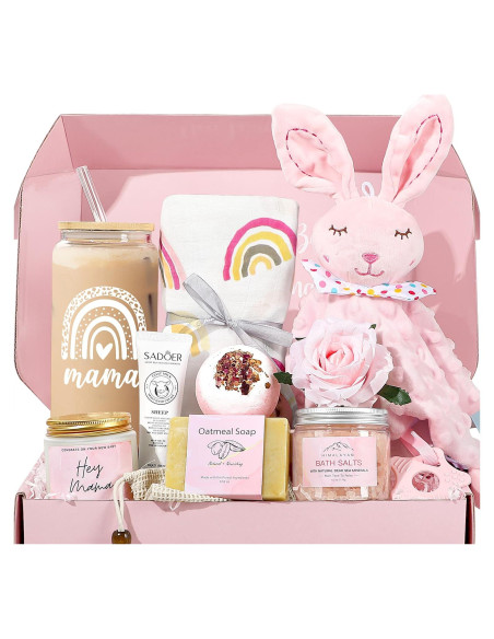 Canasta de Regalos para Nuevas Mamás iAOVUEBY - Cuidado y Relax Canasta de Regalos para Nuevas Mamás iAOVUEBY - Cuidado y Relax