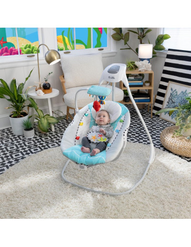 Silla de Bebé Musical Baby Einstein Exploradores del Océano - Gris, 6 Velocidades
