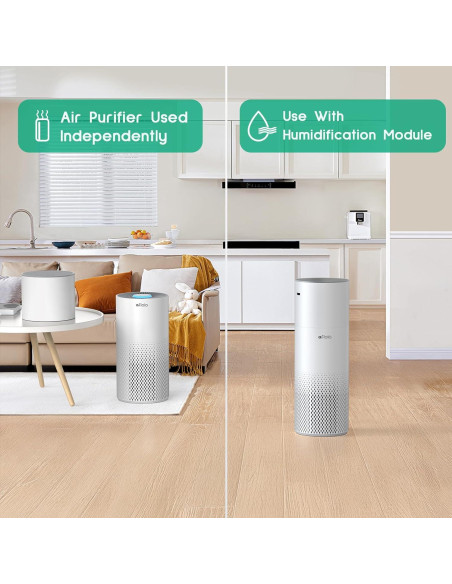 Humidificador y Purificador de Aire Afloia 2 en 1 55.5cm 3.29kg
