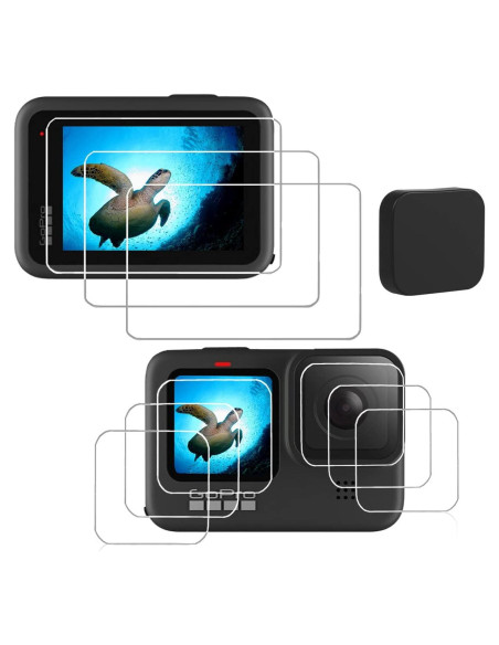 Protector de Pantalla Vidrio Templado 9H para GoPro Hero12/11/10/9 Protector de Pantalla Vidrio Templado 9H para GoPro Hero12/11/10/9