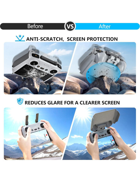 Capota Solar STARTRC para Controlador DJI RC 2 - Protector 3 en 1 Capota Solar STARTRC para Controlador DJI RC 2 - Protector 3 en 1