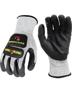 Guantes de Seguridad MagnoGrip Nivel 5 Nitrilo Táctil Grande 2
