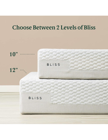 Colchón ZINUS Bliss Espuma Viscoelástica 25.4 cm Individual