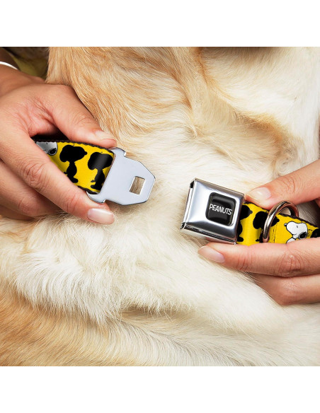 Collar para Perros Peanuts Buckle-Down 28-42 cm Amarillo Collar para Perros Peanuts Buckle-Down 28-42 cm Amarillo