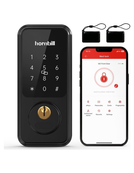 Cerradura Inteligente Hornbill M1-BB Bluetooth con Teclado Cerradura Inteligente Hornbill M1-BB Bluetooth con Teclado