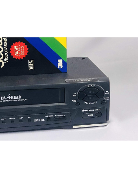 Grabadora de Video Cassette Emerson EWV401B 4 Cabezas Grabadora de Video Cassette Emerson EWV401B 4 Cabezas