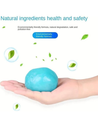 Gel de Limpieza Reutilizable Genérico 70g para Automóviles y Electrónicos