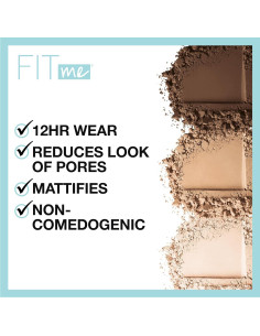 Polvo Compacto Mate Maybelline Fit Me Beige Solar 8.2g 2