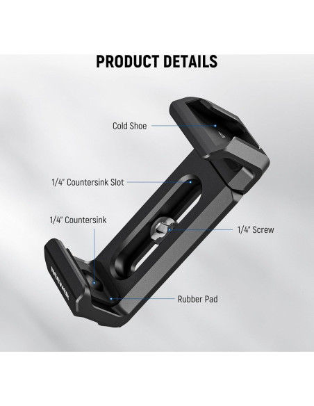 Soporte de trípode Neewer para teléfono ajustable y SSD Soporte de trípode Neewer para teléfono ajustable y SSD