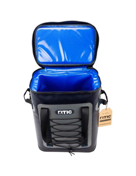 Mochila Cooler RTIC Gear 25L Impermeable Azul Gris Mochila Cooler RTIC Gear 25L Impermeable Azul Gris