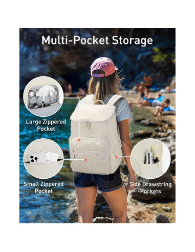 Mochila Enfriadora Aislada TOURIT 34L Impermeable para Picnic
