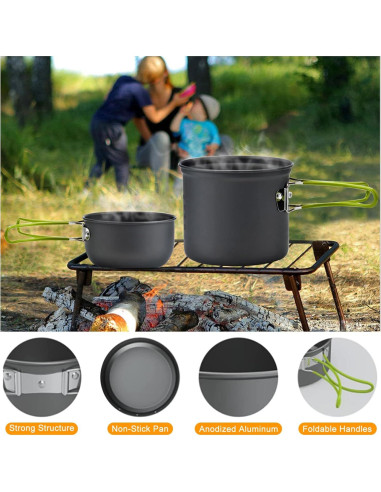 Juego de Utensilios de Cocina para Camping Senrob - 6 Piezas