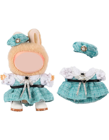 2 Conjuntos de Ropa Kawaii dollbie para Muñecas 17cm 2 Conjuntos de Ropa Kawaii dollbie para Muñecas 17cm