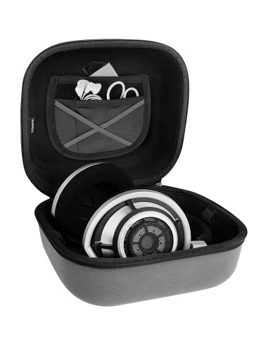 Funda Geekria para Auriculares Grandes Gris - Concha Dura